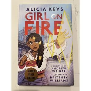 Alicia Keys ✍️SIGNED✍️ Girl on Fire 1st Edition Young Adult Hardcover IN HAND